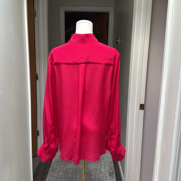 TWP Morning After shirt in Raspberry - Picture 5 of 7